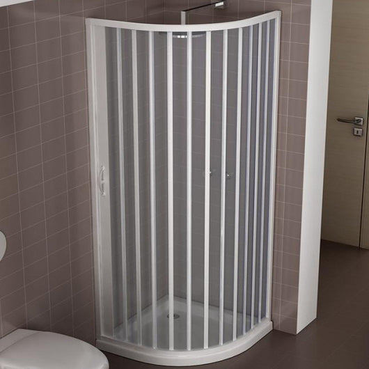 Box doccia Giove 90x90cm in pvc apertura semicircolare laterale