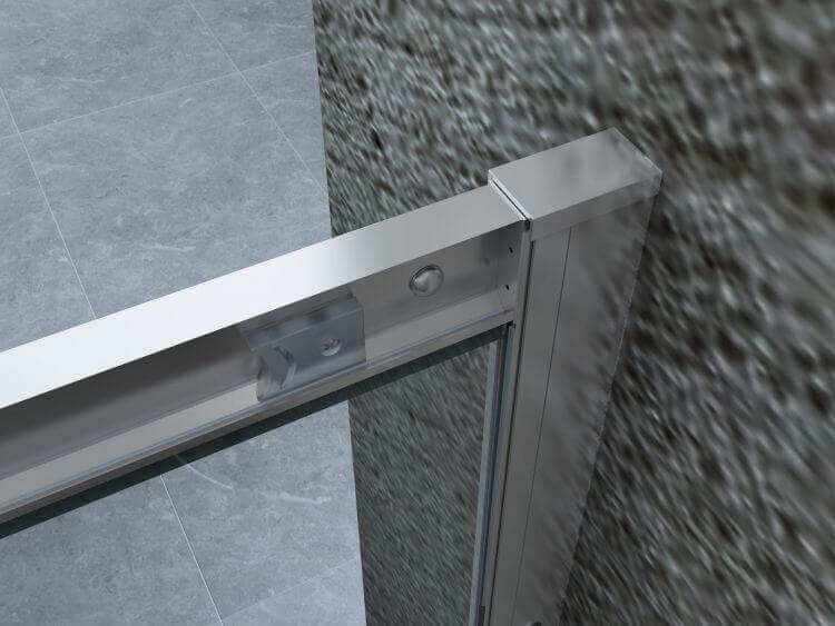 Box Doccia H190 Cristallo Trasparente Anticalcare 6mm Doppia Porta Scorrevole - 75x100