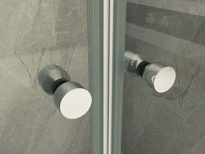 Box Doccia 8mm Porta Saloon Apertura Interna Esterna A Due Ante - Nova 2.0 - 80x110