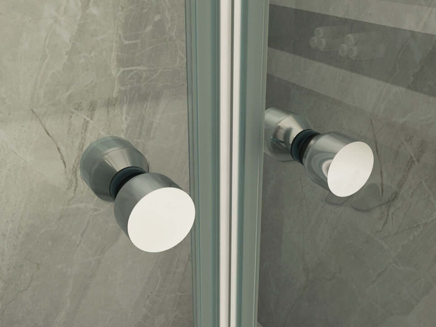 Box Doccia 8mm Porta Saloon Apertura Interna Esterna A Due Ante - Nova 2.0 - 90x90