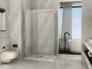 Box Doccia H195 Trasparente 8mm Anta Scorrevole - Sagittarius - 80x90