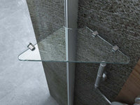 Box Doccia Anta Battente Interna Esterna Cristallo Trasparente 8mm H195 - Gemini - 90x120