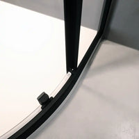 Box doccia 70x90 cm semicircolare doppio scorrevole profili neri vetro trasparente h190 | Java