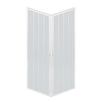 Box doccia Libertè 70x90cm rettangolare 2 ante a soffietto - HDcasa