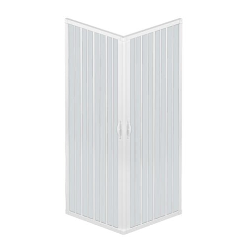 Box doccia Libert� 80x100cm rettangolare 2 ante a soffietto