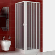 Box doccia Luna 70x90 cm in pvc apertura soffietto centrale