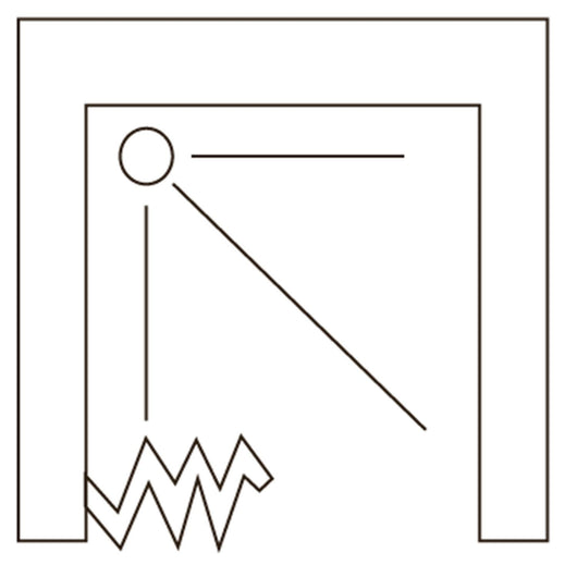 Box doccia mod. Venere 110x H185 cm in pvc a soffietto laterale - Rollplast Pinto