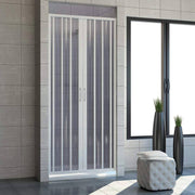 Box doccia mod. Venere 120xH185 cm in pvc a soffietto centrale