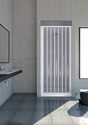 Box doccia mod. Venere 140xH185 cm in pvc a soffietto laterale