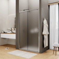 Porta doccia 115 cm scorrevole reversibile vetro 6mm opaco h190 | Sicily