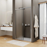 Nicchia doccia 120 cm scorrevole reversibile cristallo 6mm opaco h190 | Sicily