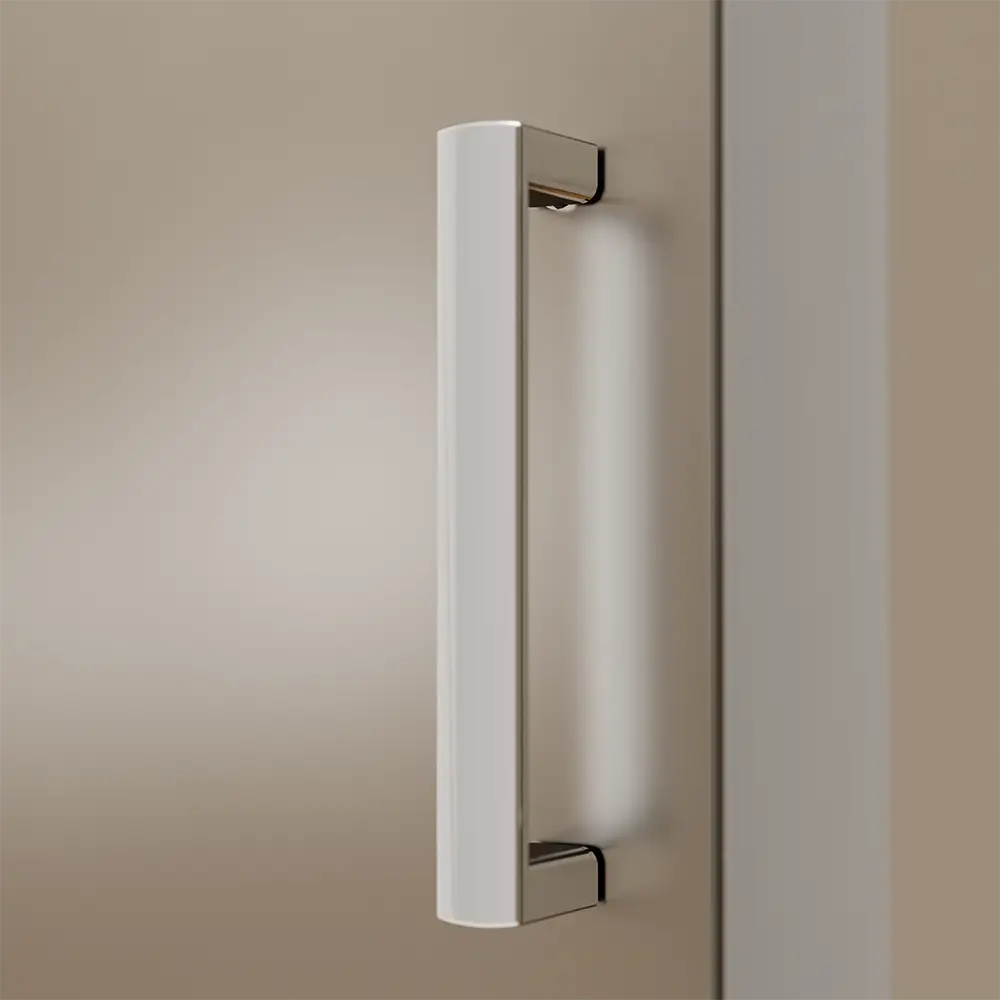 Box doccia per nicchia da 130 cm apertura scorrevole reversibile cristallo 6mm opaco h190 | Sicily