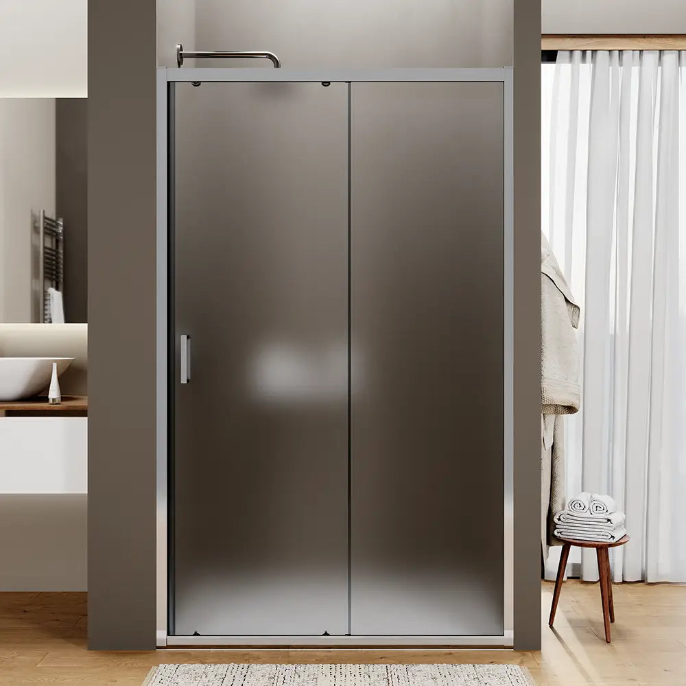 Porta doccia 115 cm scorrevole reversibile vetro 6mm opaco h190 | Sicily