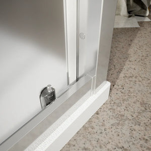 Box Doccia Angolare 90x110 cm vetro stampato, con apertura scorrevole e parete fissa h190cm | Tenerife