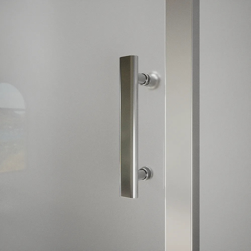 Box Doccia Angolare 90x110 cm vetro stampato, con apertura scorrevole e parete fissa h190cm | Tenerife