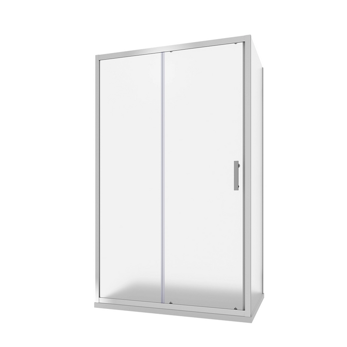 Box Doccia Angolare 90x110 cm vetro stampato, con apertura scorrevole e parete fissa h190cm | Tenerife