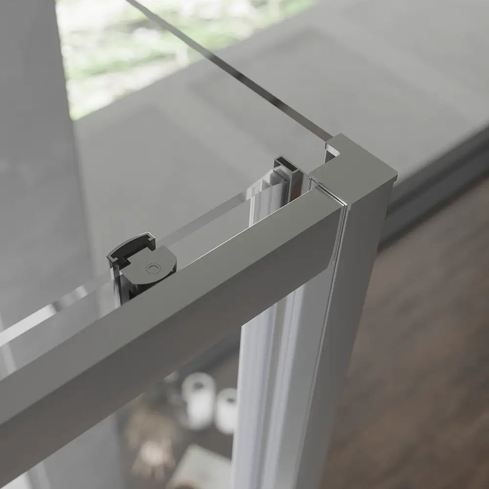 Box doccia 80x100 cm scorrevole vetro temperato 6mm trasparente h198 | Tahiti