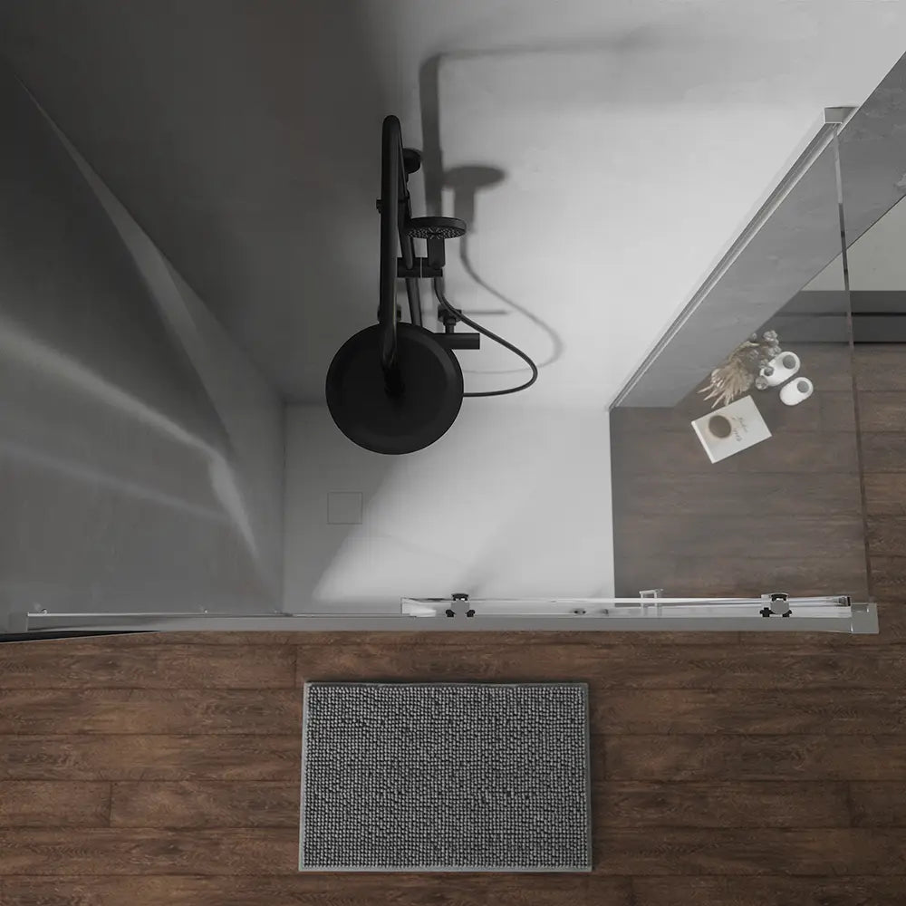 Box doccia 80x100 cm scorrevole vetro temperato 6mm trasparente h198 | Tahiti