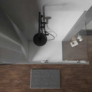 Box doccia 80x100 cm scorrevole vetro temperato 6mm trasparente h198 | Tahiti