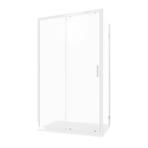 Box doccia 80x140 cm scorrevole vetro temperato 6mm trasparente h198 | Tahiti