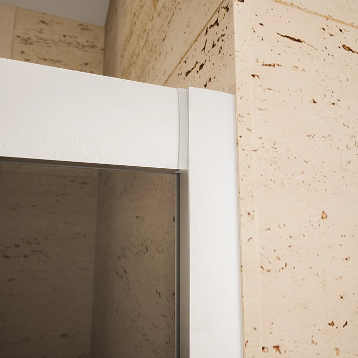 Box doccia estensibile 70-90x100-120 cm vetro 6mm fumÃ¨ con profili in alluminio anodizzato | Nuuk