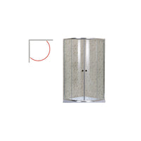 Box doccia PVC Giglio 80×80×190 cm angolare compatto – Brixo