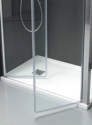 Box Doccia Saloon 6mm Anticalcare H200 Trasparente - 100x100