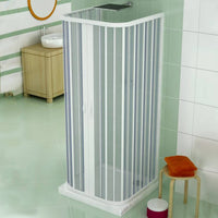 Box doccia Saturnia 3 lati 70x90x70 cm apertura centrale - Rollplast Pinto