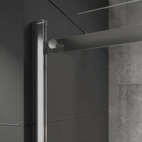 Box doccia 80x100 cm scorrevole vetro 8mm trasparente profili cromati h195cm | Creta