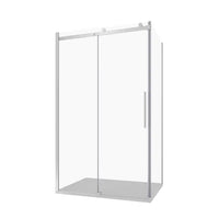 Box doccia 80x120 cm scorrevole vetro 8mm trasparente profili cromati h195cm | Creta