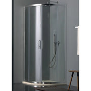 Box Doccia Semicircolare ECO 6mm Porte Scorrevoli H190 - 80x80 - Raggio 55cm
