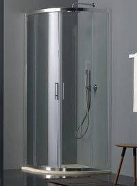 Box Doccia Semicircolare ECO 6mm Porte Scorrevoli H190 - 90x90 - Raggio 55cm