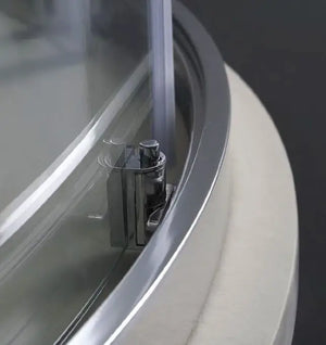 Box Doccia Semicircolare ECO 6mm Porte Scorrevoli H190 - 90x90 - Raggio 55cm