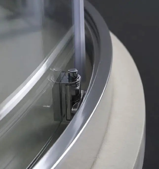 Box Doccia Semicircolare ECO 6mm Porte Scorrevoli H190 - 90x90 - Raggio 55cm