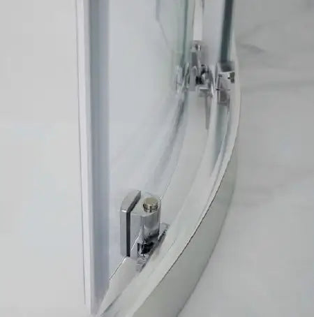 Box Doccia Semicircolare 6mm Scorrevole Anticalcare H200 FS40 - 80x100 - Raggio 38cm