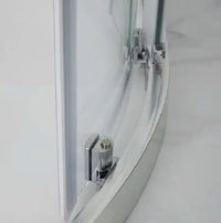 Box Doccia Semicircolare 6mm Scorrevole Anticalcare H200 FS40 - 90x90 - Raggio 55cm