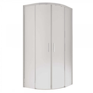 Box Doccia Semicircolare Acidato 6mm Apertura Scorrevole Anti Calcare - 90x90