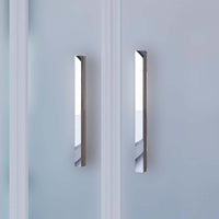 Box Doccia Semicircolare Acidato 6mm Apertura Scorrevole Anti Calcare - 90x90