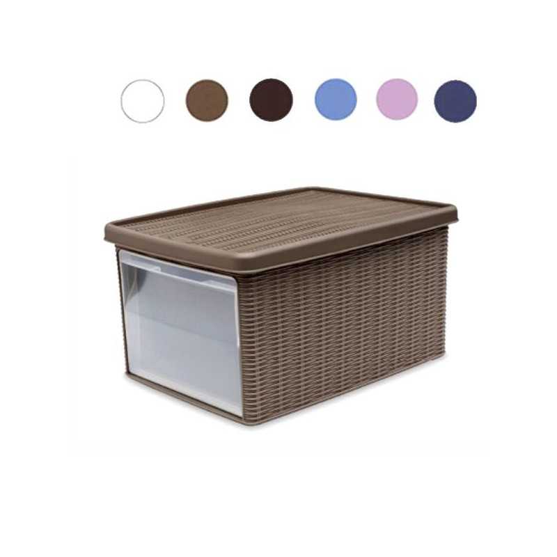 Box Elegance Multiuso Moka 29X39 h 21 Stefanpl