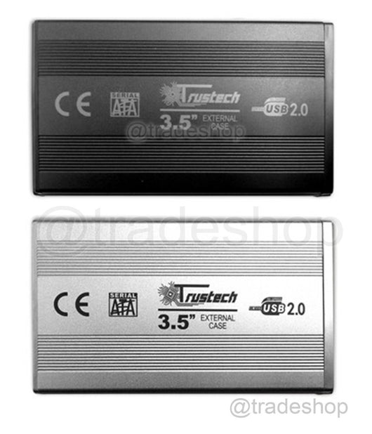 Box Esterno Case Supporto Adattatore Per Hhd Hard Disk Da 3,5" Sata Usb 2.0         