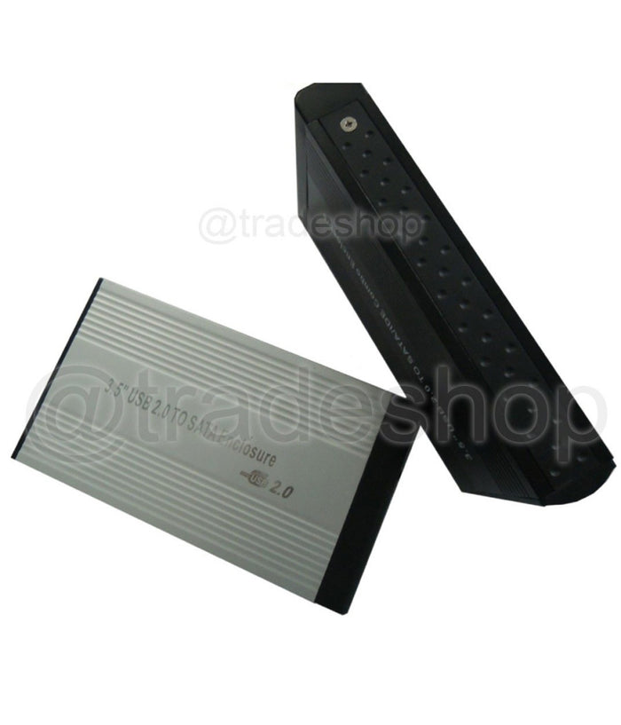 Box Esterno Case Supporto Adattatore Per Hhd Hard Disk Da 3,5" Sata Usb 2.0         