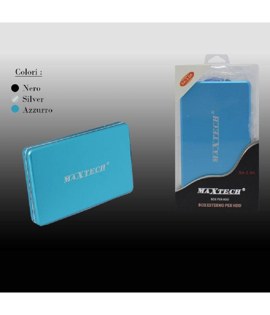 Box Esterno Per Hdd Hard Disk Sata 2,5 Ssd Da Usb 3.0 Custodia Esterna Sa-3.0a         