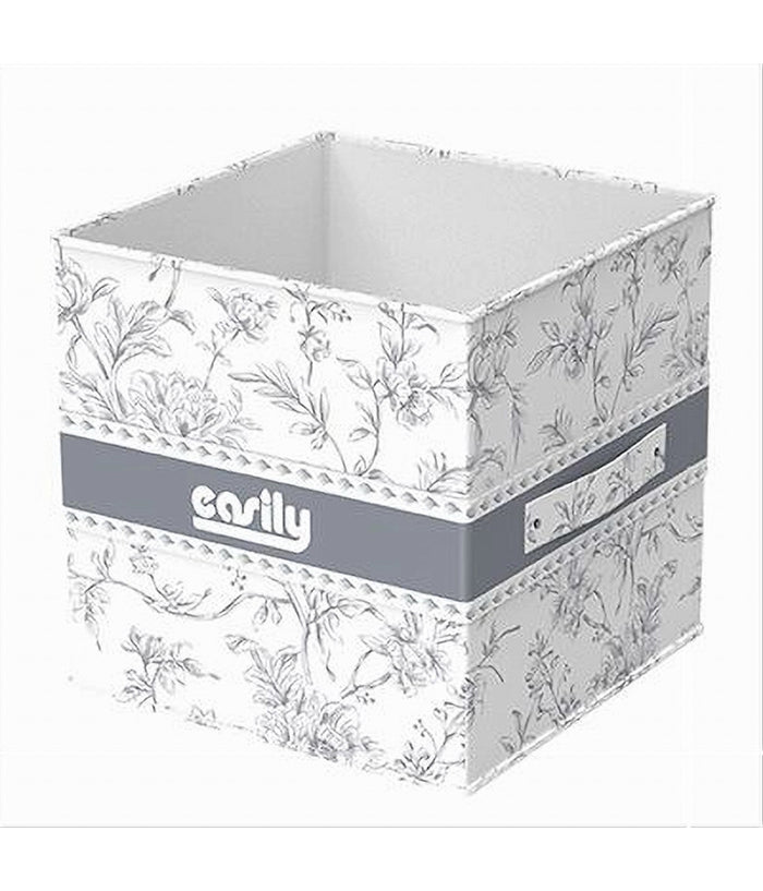 Box Portatutto Scatola Salvaspazio Contenitore Organizer 25x25x25cm Fantasia 87311         