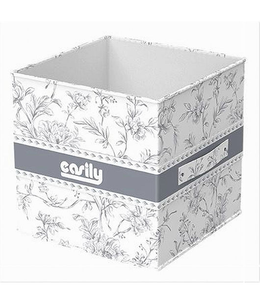 Box Portatutto Scatola Salvaspazio Contenitore Organizer 31x31x31cm Fantasia 87312         