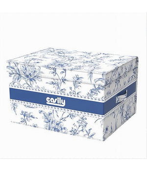 Box Portatutto Scatola Salvaspazio Contenitore Organizer 35x30x20cm Fantasia 87314         