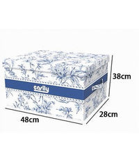 Box Portatutto Scatola Salvaspazio Contenitore Organizer 48x38x28cm Fantasia 87322         