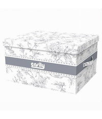 Box Portatutto Scatola Salvaspazio Contenitore Organizer 55x42x30cm Fantasia 87323         