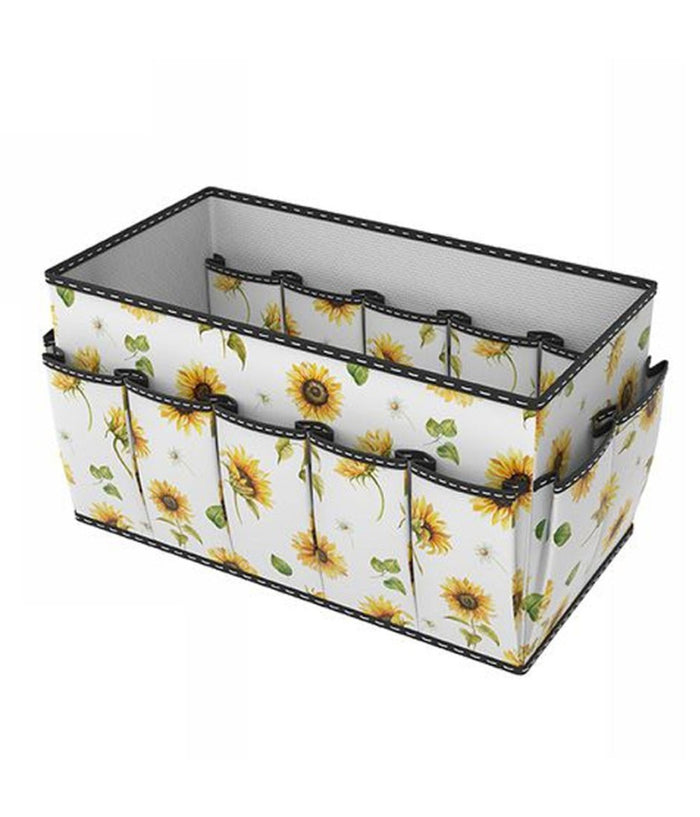 Box Scatola Salvaspazio 15 Tasche Contenitore Porta Oggetti Organizer 24x12.5x13         