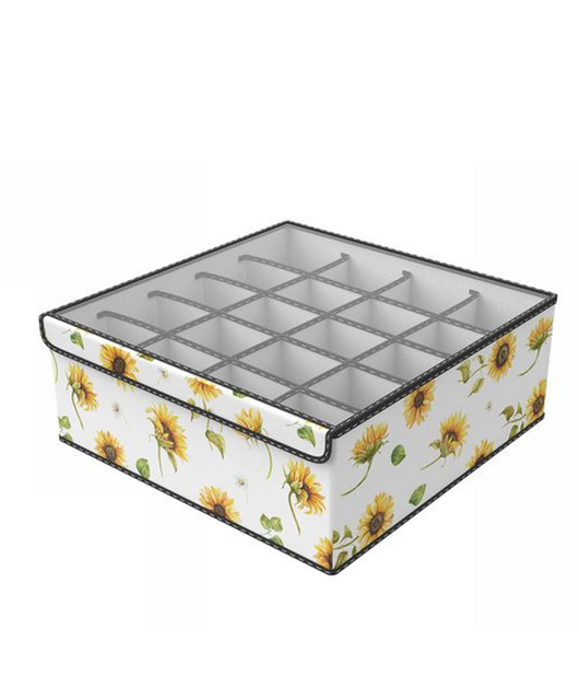 Box Scatola Salvaspazio Armadio 20 Contenitori Porta Oggetti Organizer 32x32x12         