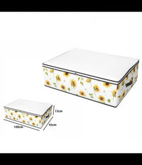 Box Scatola Salvaspazio Armadio Contenitore Porta Oggetti Organizer 100x45x15 Cm         